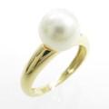 K18YG アコヤパールリング