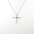 K18WG クロス アレキサンドライトネックレス