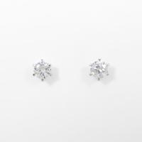 【リメイク】ST／プラチナダイヤモンドピアス 0．262ct・0．270ct・D・SI1?2・VG