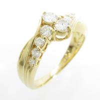 K18YG ダイヤモンドリング