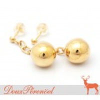 18金 デザインピアス K20 K18YG リフォーム品 【20金イエローゴールド】【レディース】【女性用】