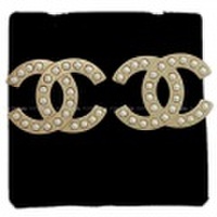 2018 春夏 新作 CHANEL シャネル ココマーク パールインピアス マットゴールド A98907 新品