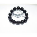 AB1537　【限定入荷】　サヌカイト（讃岐岩）　１４ｍｍ（１４粒）　ブレスレット
