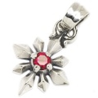 BWL(ビルウォールレザー) Mid Star Charm Red C340 ミッドスターチャーム　レッド