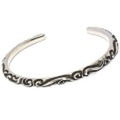 CHROME HEARTS(クロムハーツ)　スクロールバンドバングル