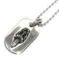 CHROME HEARTS(クロムハーツ)　ドッグタグスモールレイズドダガー　Dogtag SML Raised Dagger