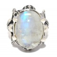 CRAZY PIG DESIGNS(クレイジーピッグ) Twin Skeleton Ring/ light labradrite #1054 ツインスケルトン　ライトラブラドライト