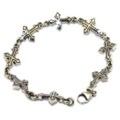CRAZY PIG DESIGNS(クレイジーピッグ)TUDOR CROSS LINK　チューダークロスリンクブレスレット　#1035
