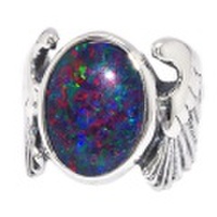 CRAZY PIG DESIGNS(クレイジーピッグ)　LARGE WINGS OPAL RING #270