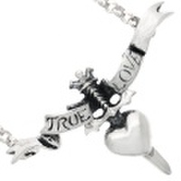 CRAZY PIG DESIGNS(クレイジーピッグ)　トゥルーラブペンダント【チェーン約48cm】 True love　#982