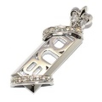DUB Collection(ダブコレクション)DUBj-295-2 CZ Stone twined Necklace ストーンツインドネックレス【ＴＯＰのみ】