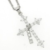 DUB collection(ダブコレクション)　Sacred Cross Necklace/ホワイト　ペンダント【チェーン付】DUBj-200-2　ネックレス