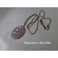 DeCoRe、ネックレスTOP金古美に紫系