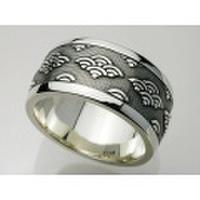 GENROKUリング・青海波(ダイヤ入り)