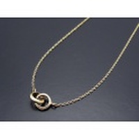 IDEALISM SOUND（イディアリズムサウンド）　2 Ring Necklace - K10 Yellow Gold （2リングネックレス - K10イエローゴールド）
