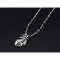 IDEALISM SOUND（イディアリズムサウンド）　Feather Necklace - Silver（フェザーネックレス - シルバー）