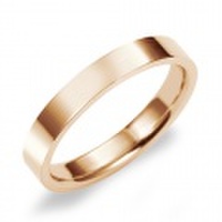 K18RG　フラット・マリッジリング（結婚指輪）3mm (N030O150N1*01-K18RG)