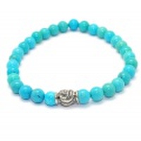 LONE ONES(ロンワンズ)MFSB-0001S-T Eagle Bead 6mm/イーグルビーズブレス　ターコイズ