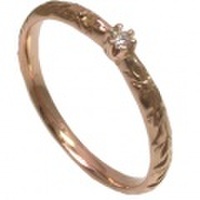 Luce - K14PG ルーチェリング 4月ダイヤモンド