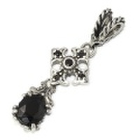 ROYAL ORDER(ロイヤルオーダー) FDL CROSS W/BLACK CZ DROP エフディーエルクロス 【トップのみ】 SP545