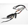 Rooster King & Co.（ルースターキング）　Feather Necklace - Black（フェザーネックレス - ブラック） RK-882
