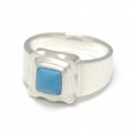 SENSE6月号掲載 SYMPATHY OF SOUL（シンパシーオブソウル）　Pyramid Ring - Silver w/Turquoise（ピラミッドリング - シルバー w/ターコイズ）