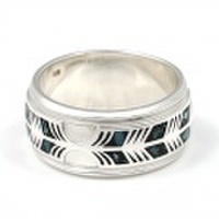 SYMPATHY OF SOUL（シンパシーオブソウル）　Feather Inlay Ring（フェザーインレイリング）