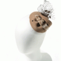 Selima◆ウールカクテルヘッドドレス（1）◆キャメル