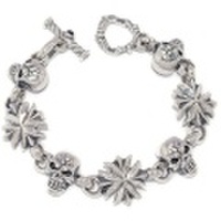 TRAVIS WALKER(トラヴィスワーカー)　Skull & Valor Link Bracelet BRS 005