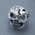 TRAVIS WALKER(トラヴィスワーカー)　クラックスカルリング　CRACK SKULL RING　RGS089