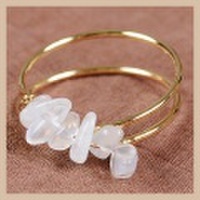 W moon【天然石リング】