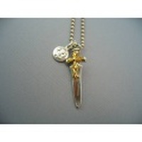 WOLFMAN B.R.S(ウルフマンBRS)　セイクリッドブレードシングルペンダントG【50cmチェーン付】　WO-P-65G