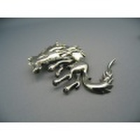 WOLFMAN B.R.S(ウルフマンBRS)　ホワイトファングウルフペンダント【トップのみ】　WO-P-128