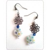 [ピアス]おはじきのピアス[花]