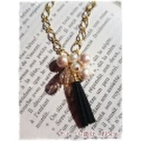 [ブレスレット]パールとタッセル