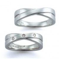 [刻印無料]　クロスラインペアリング｜Men’s & Lady’s（セット）　95-2013-2012