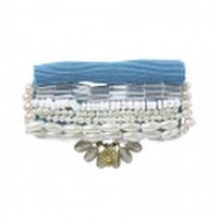 waffle　パールブローチ