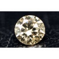 【 Under N (Very Light Brownish Yellow) カラー 】 天然ダイヤモンド ルース(裸石) 0.090ct, VS-1,Good【 中央宝石研究所ソーティング袋付 】【 送料無料 】