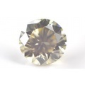 【 Under S (Light Yellow) カラー 】 天然イエローダイヤモンド ルース(裸石) 0.102ct, VS-2 【 中央宝石研究所ソーティング袋付 】 【 送料無料 】