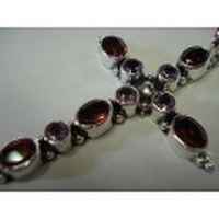 【クロスジュエリー】アメジスト＆ガーネット　a055