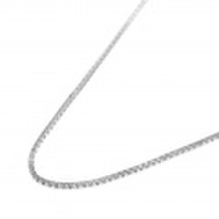 【極細】 0.7mm ベネチアン チェーン 45cm ネックレス シルバー925 細め [シルバーチェーン] メンズ