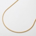 【送料無料】【K18刻印入り】【日本製】18金(K18) ネックレス キヘイ/喜平 チェーン 45cm 4.5g 2面カット 1599-NG14