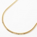 【送料無料】【日本製】18金/K18 ネックレス/チェーン 6面カット キヘイ/喜平 男女兼用 60cm 12g　0968-NG09