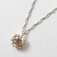 【送料無料】【日本製】プラチナ/Pt999 ダイヤモンド/ダイヤ/0.3ct ペンダント/ネックレス I1クラス Pt850 スクリューチェーン 鑑定書付　0146-PG07