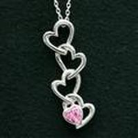 【送料無料】インフィニティーラブネックレス(ピンク)