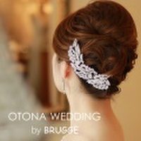 【大人ウエディング】ブライダル髪飾り (大ぶりサイズ)　B-315