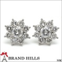 PT900 ダイヤモンド 1.00ct ピアス 総重量2.8g 極美品 [120100]