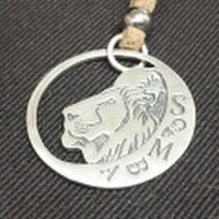 ☆ライオンと三日月【Original Brand SIMBA☆シルバー925ネックレス】