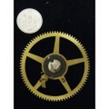 ７cmの大きい歯車　スチームパンク アンティーク柱時計ジャンクパーツ JW-174 送料無料