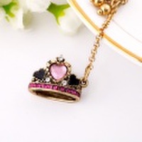 アシンメトリー ピアス フックピアス レディース キー ステッキ 王冠 クラウン 指輪 リング アシメ アンティーク調 ラインストーン ビジュー ストーン 760408